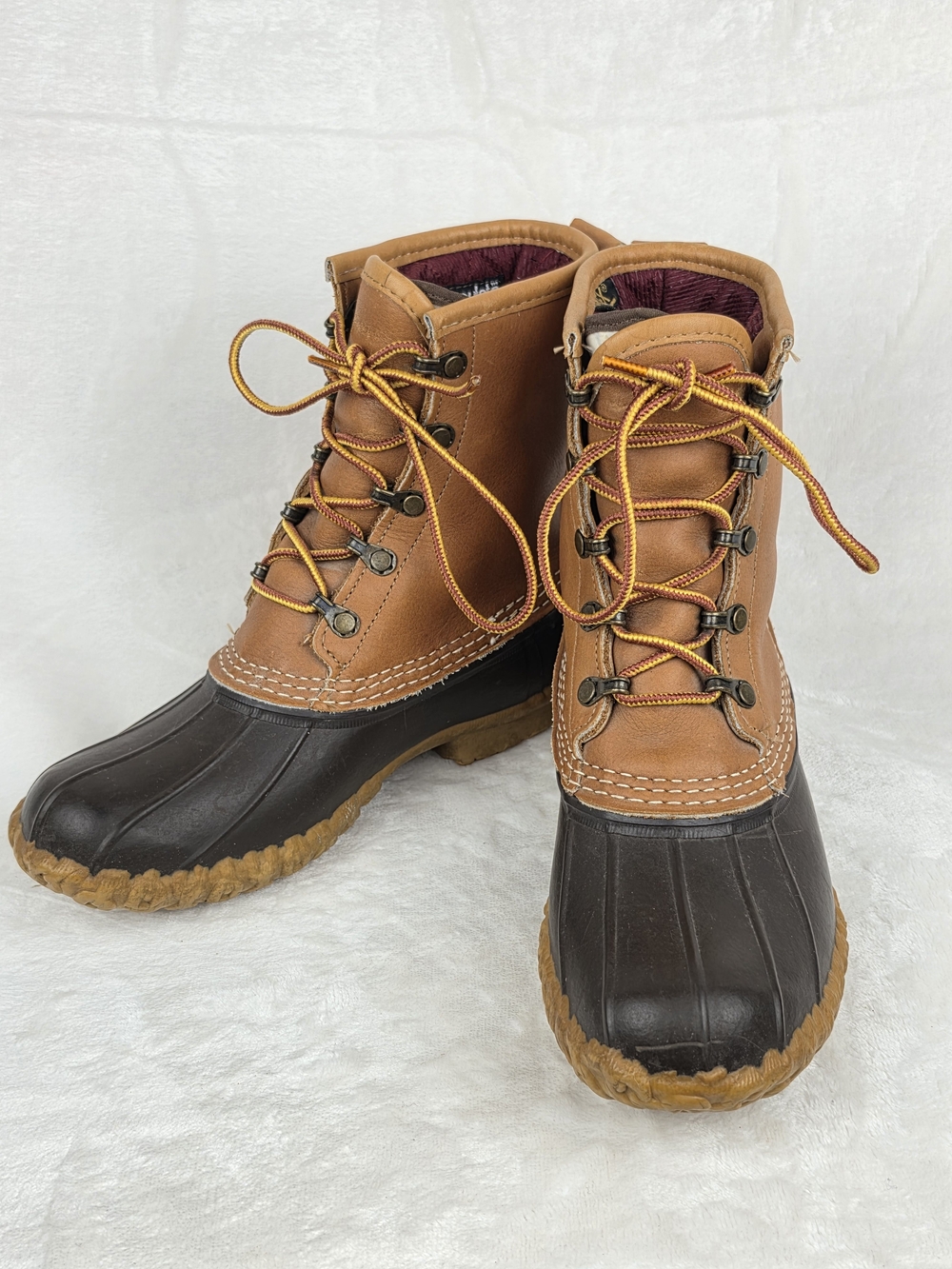 Vintage‎ LL Bean Duck Boots Women's 7 Gore-Tex Thinsulate Leather Made USA